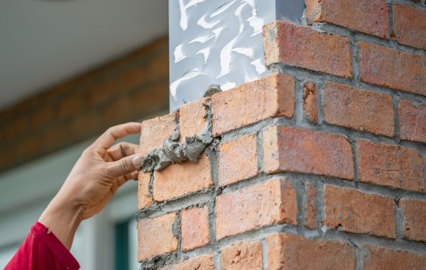 Brick Pillar Repair in Stamford