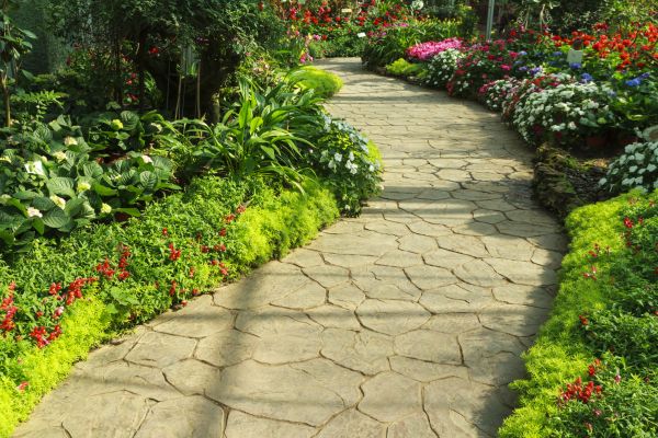 Stone Pathway Repair in Stamford