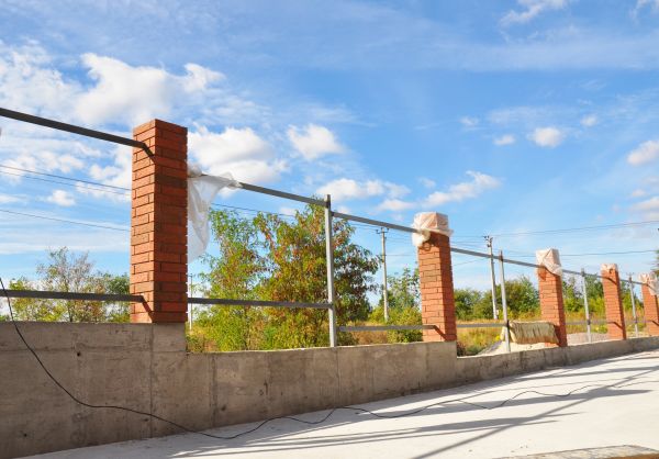 Brick Pillar Installation in Stamford