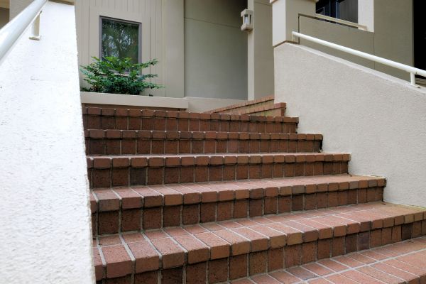 Entryway Brick Repair in Stamford