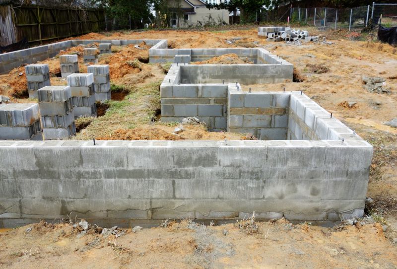 Brick Foundation Installation